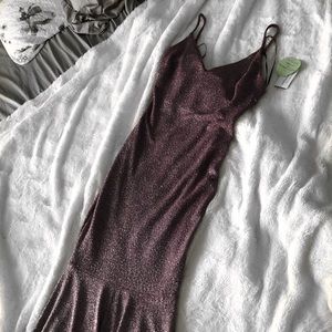 Purple Mermaid Sparkle Dress